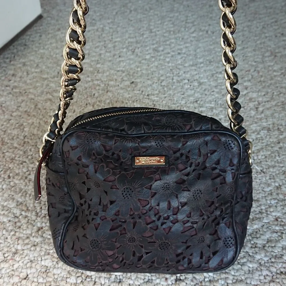 KATE SPADE NEW YORK Garden Grove Lauralee Leather Cross Body Bag